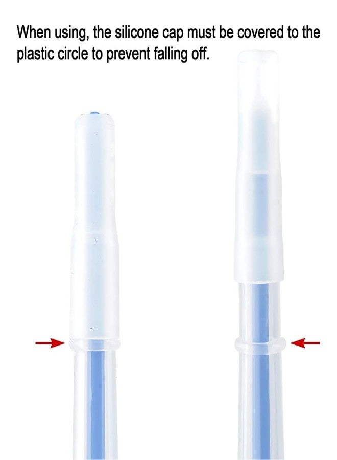 PET FUN مجموعة توزيع وإطعام الأدوية للحيوانات الأليفة من بيت فن - أداة سهلة لتوزيع الأدوية السائلة للكلاب والقطط والحيوانات الأليفة الصغيرة | أداة حقن فموية قابلة لإعادة الاستخدام وآمنة وخالية من التوتر برأس سيليكون (عبوة من قطعتين) - Image 3